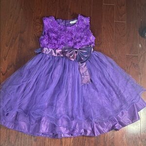 Elegant Purple Kids Dress